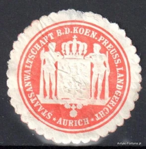 Winieta, siegielmarke , zalepka   - Aurich - Nr 464/a