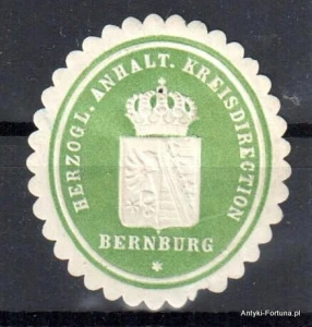 Winieta, siegielmarke , zalepka - Bernburg -  Nr 471/a