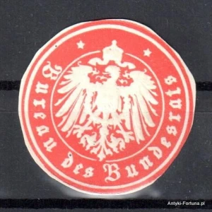Winieta, siegielmarke , zalepka - Bundesrats - Nr 473/a