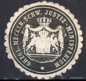 Winieta, siegielmarke , zalepka  Justiz Ministerium - Nr 480/a