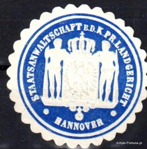 Winieta, siegielmarke , zalepka  -  Hannover - Nr 484/a