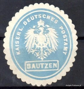 Winieta, siegielmarke , zalepka - Bautzen - Nr 487/a Poczta