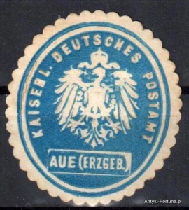 Winieta, siegielmarke , zalepka -  Postamt Aue - Nr 488/a