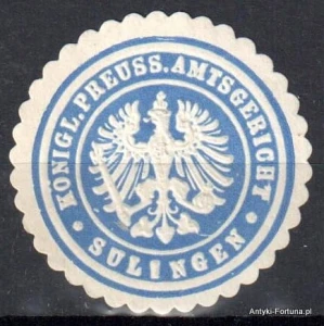 Winieta, siegielmarke , zalepka  -  Solingen - Nr 493/a