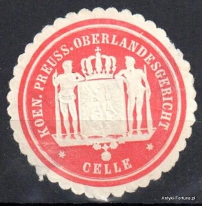 Winieta, siegielmarke , zalepka - Celle - Nr 496/a
