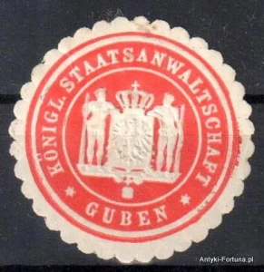 Winieta, siegielmarke , zalepka - Guben- Gubin - Pl 6