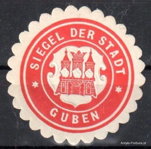 Winieta, siegielmarke , zalepka - Guben- Gubin - Pl 7