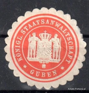 Winieta, siegielmarke , zalepka - Guben- Gubin - Pl 8