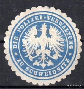 Winieta, siegielmarke , zalepka- Schweidnitz - Świdnica - Pl 13