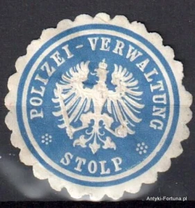 Winieta, siegielmarke , zalepka - Stopl - Słupsk - Pl  18