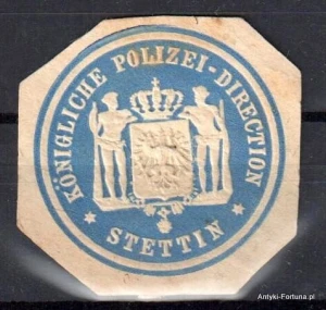 Winieta, siegielmarke , zalepka  - Stettin - Szczecin - Pl 24