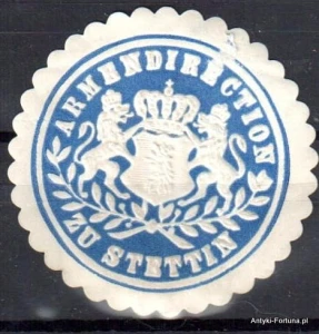 Winieta, siegielmarke , zalepka - Stettin - Szczecin - Pl 25