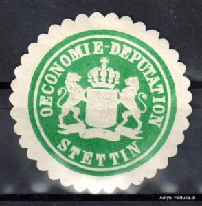Winieta, siegielmarke , zalepka - Stettin - Szczecin - Pl 28