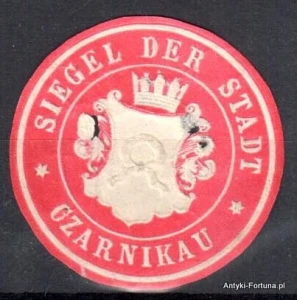 Winieta, siegielmarke , zalepka - Czarnikau - Czarnków - Pl 50