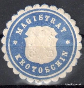 Winieta, siegielmarke , zalepka  - Krotoschin - Krotoszyn - Pl 52