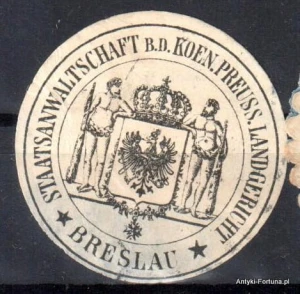 Winieta, siegielmarke , zalepka - Breslau - Wrocław - Pl 66