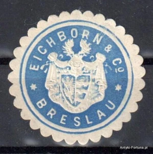 Winieta, siegielmarke , zalepka - Breslau - Wrocław - Pl 68