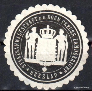 Winieta, siegielmarke , zalepka - Breslau - Wrocław - Pl 73