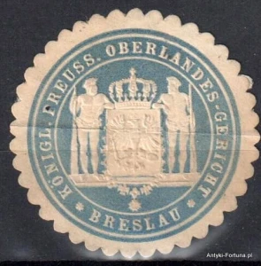 Winieta, siegielmarke , zalepka  - Breslau - Wrocław - Pl 77