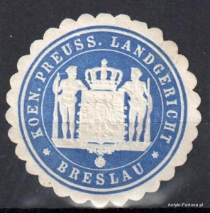 Winieta, siegielmarke , zalepka - Breslau - Wrocław - Pl 78