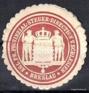 Winieta, siegielmarke , zalepka - Breslau - Wrocław - Pl 90