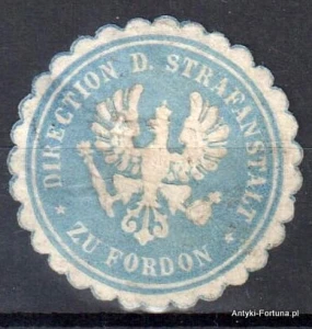 Winieta, siegielmarke , zalepka - Fordon - Bydgoszcz - Pl 91