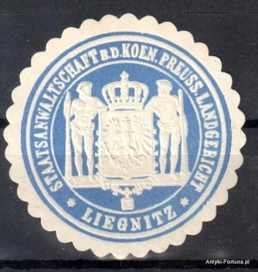 Winieta, siegielmarke , zalepka - Liegnitz - Legnica - Pl 96