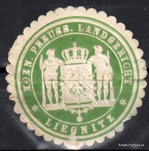 Winieta, siegielmarke , zalepka  - Liegnitz - Legnica - Pl 97