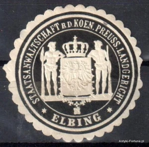 Winieta, siegielmarke , zalepka - Elbing - Elbląg - Pl 101