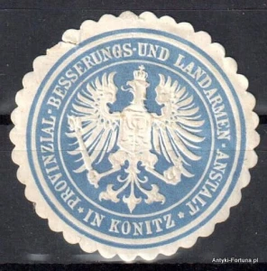 Winieta, siegielmarke , zalepka  - Konitz - Chojnice - Pl 103