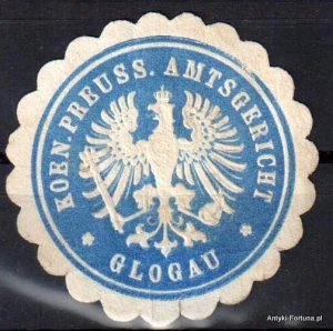 Winieta, siegielmarke , zalepka - Glogau - Głogów - Pl 116