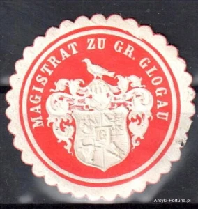 Winieta, siegielmarke , zalepka - Glogau - Głogów - Pl 117