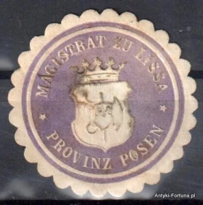 Winieta, siegielmarke , zalepka - Lissa - Leszno - Pl 119