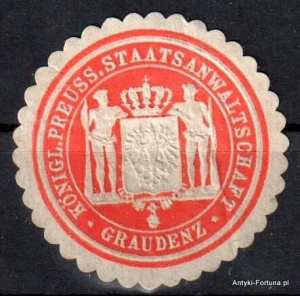 Winieta, siegielmarke , zalepka - Graudenz - Grudziądz -  Pl 122