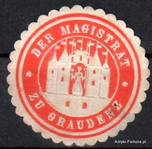 Winieta, siegielmarke , zalepka - Graudenz - Grudziądz -  Pl 123