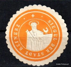 Winieta, siegielmarke , zalepka - Reinerz - Duszniki Zdrój - Pl 124
