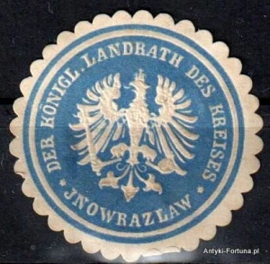 Winieta, siegielmarke , zalepka - Inowrazlaw - Inowrocław - Pl 125