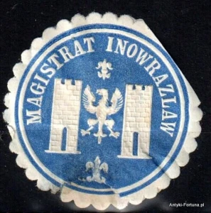 Winieta, siegielmarke , zalepka - Hohensalza - Inowrocław - Pl 134