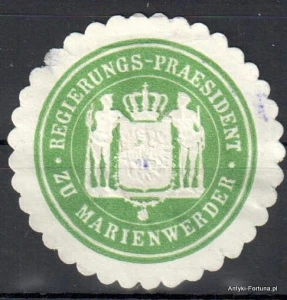 Winieta, siegielmarke , zalepka - Marienwerder - Kwidzyn - Pl 140