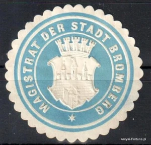 Winieta, siegielmarke , zalepka - Bromberg - Bydgoszcz - Pl 143