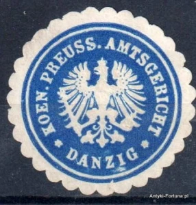 Winieta, siegielmarke , zalepka - Danzig - Gdańsk - Pl 163