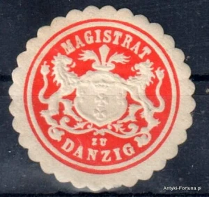 Winieta, siegielmarke , zalepka - Danzig - Gdańsk - Pl 168