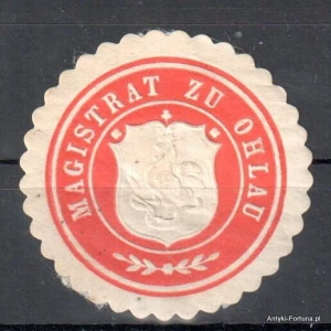 Winieta, siegielmarke , zalepka - Ohlau - Oława - Pl 185
