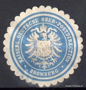 Winieta, siegielmarke , zalepka - Bromberg - Bydgoszcz - Pl 188  - Poczta