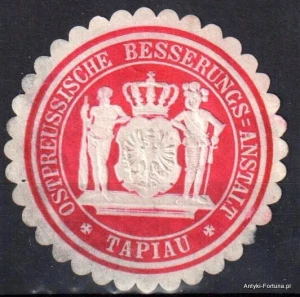 Winieta, siegielmarke , zalepka - Tapiau - Tapiewo - Gwardiejsk - Pl 190