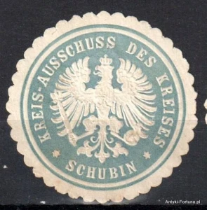 Winieta, siegielmarke , zalepka - Schubin - Szubin - Pl  204