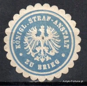 Winieta, siegielmarke , zalepka - Brieg - Brzeg - Pl 206