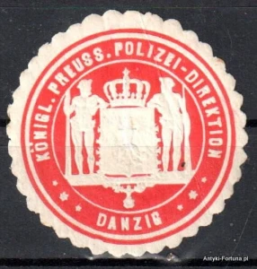 Winieta, siegielmarke , zalepka - Danzig - Gdańsk - Pl 212