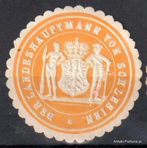 Winieta, siegielmarke , zalepka - Schlesien - Śląsk - Pl  215 