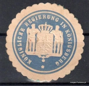 Winieta, siegielmarke , zalepka - Konigsberg - Królewiec - Pl 224